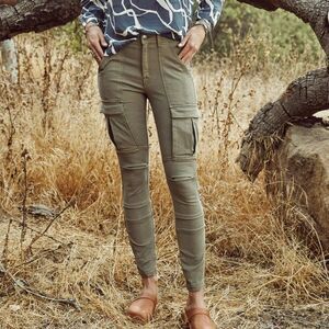 Joie Park Skinny High Rise Cargo Pants